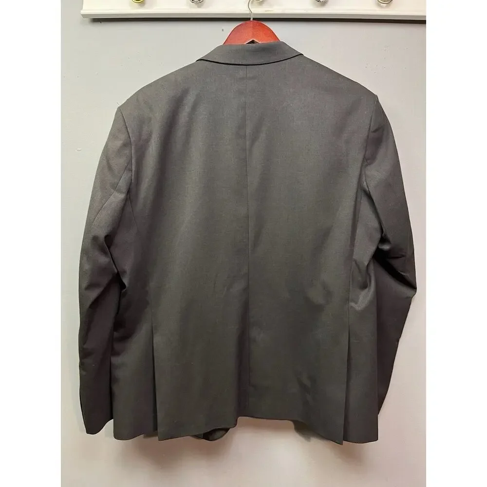 ZG ZeGarie Blazer Mens 42S Short Black 2 Button Dinner Jacket Tetron Classic